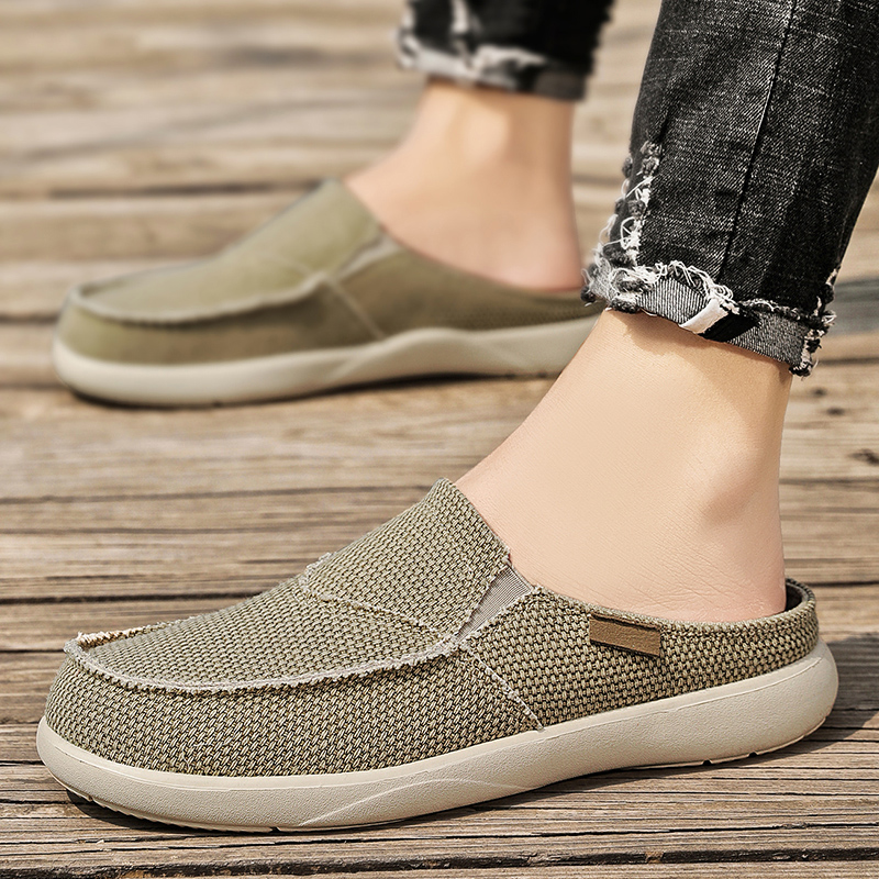 Men'S Shoes Comfortable Walking - Erkekler İçin Kanvas Ayakkabılar Slip-On Erkek