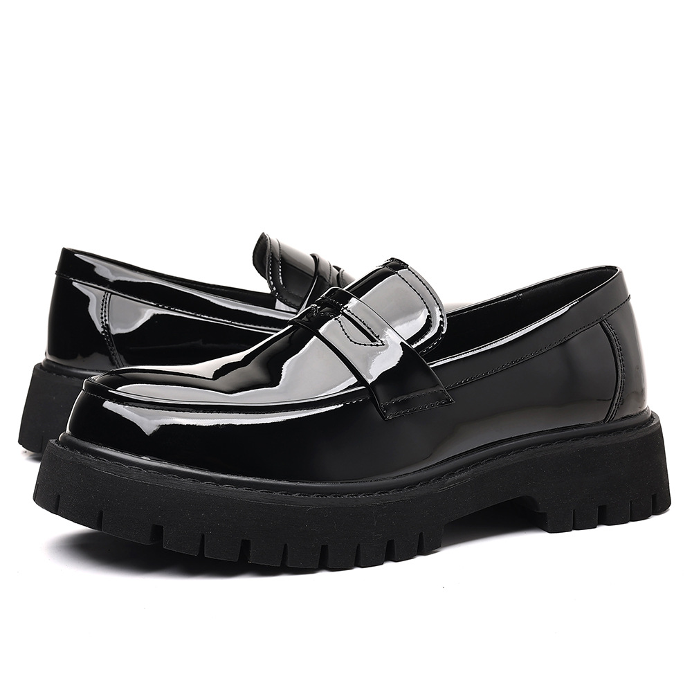 Men'S Shoes Hush Puppies - Yeni Erkek Loafer'ları Slip On PU