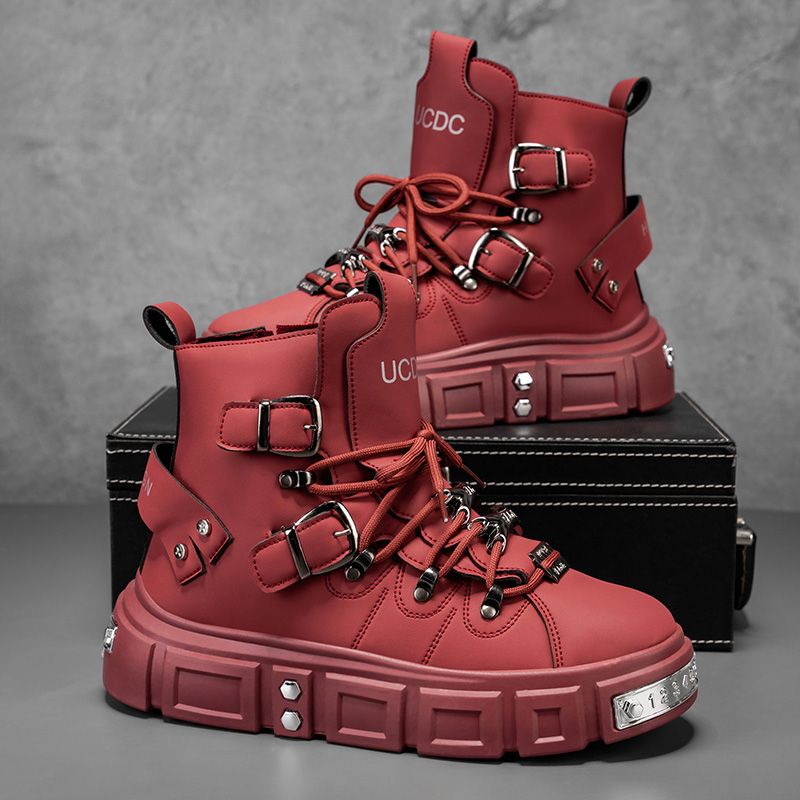 Men'S Shoes Dq - Orijinal Marka Erkek Botları Punk Platform