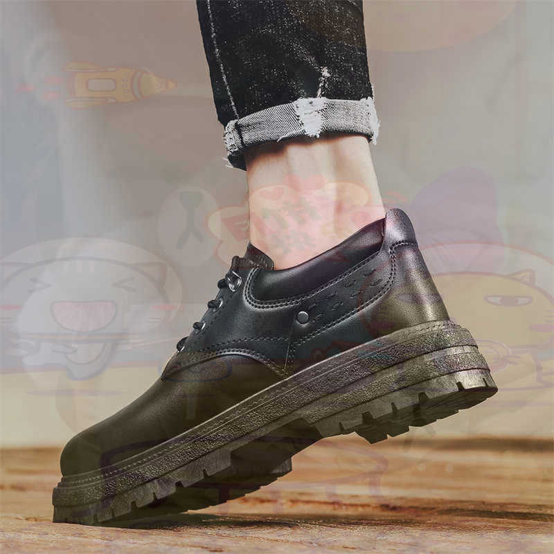 Men'S Shoes Good For Flat Feet - Koyu Doğal Deri Moda Eğitmenler Tenis