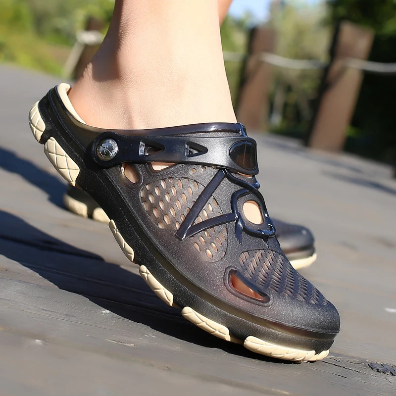 Men'S Shoes Comfortable Walking - Moda terlikler rahat sandalet nefes kaymaz