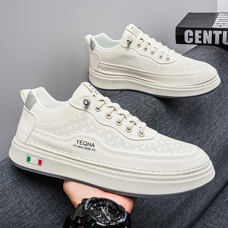 Men'S Shoes Comfortable Walking - Retro Sade Erkek Kanvas Kumaş Düz