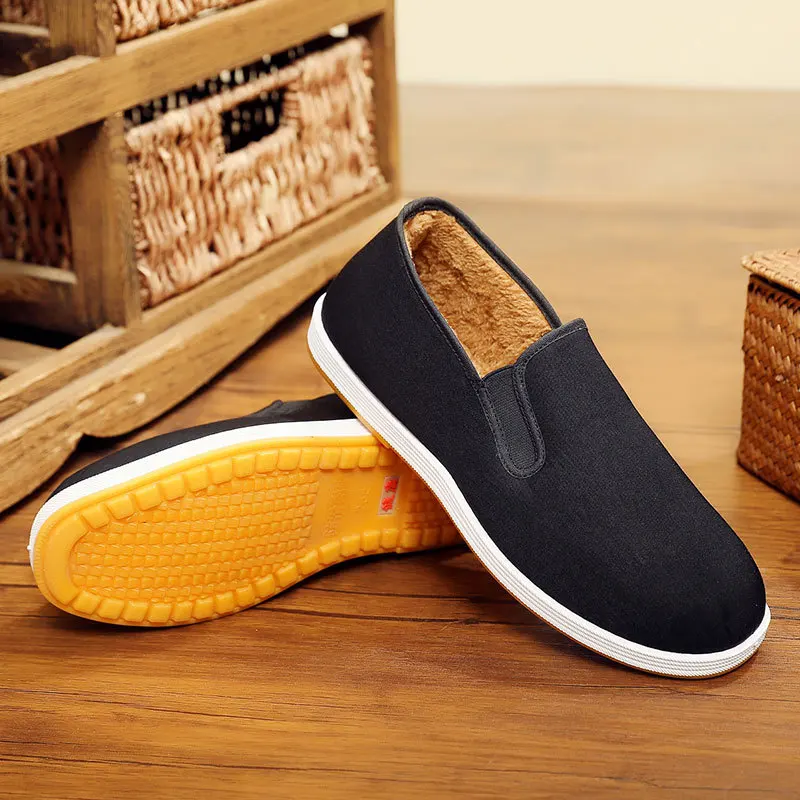 Men'S Shoes With Toes - 2026 Kış Yeni erkek Kaşmir Pamuk