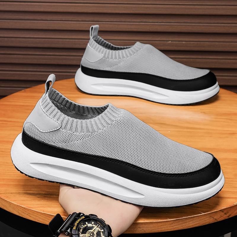 Men'S Shoes With Toes - 2025 yeni erkek ayakkabıları nefes örgü
