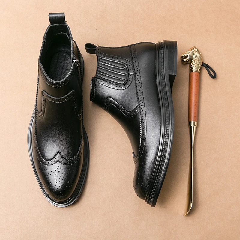 Erkek Yan Fermuarlı Brogue Bil - Men'S Shoes Brogues incelemesi ve fiyatı