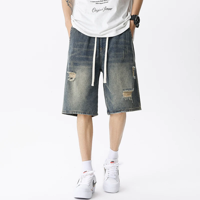 Yaz ince Denim şort erkek Retr - Men'S Shoes For Jeans incelemesi ve fiyatı