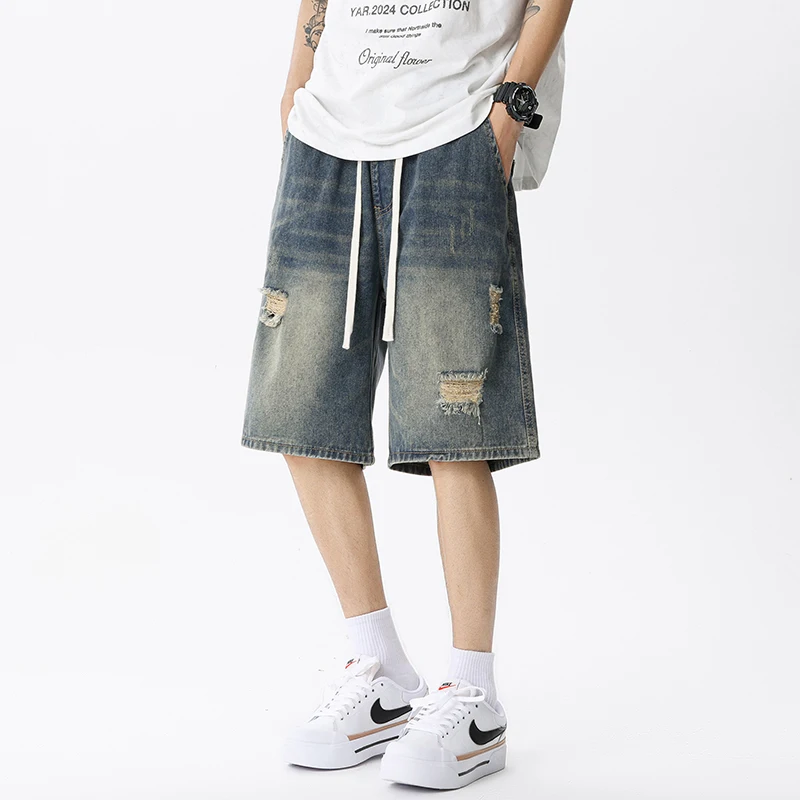 Yaz ince Denim şort erkek Retr - Men'S Shoes For Jeans incelemesi ve fiyatı