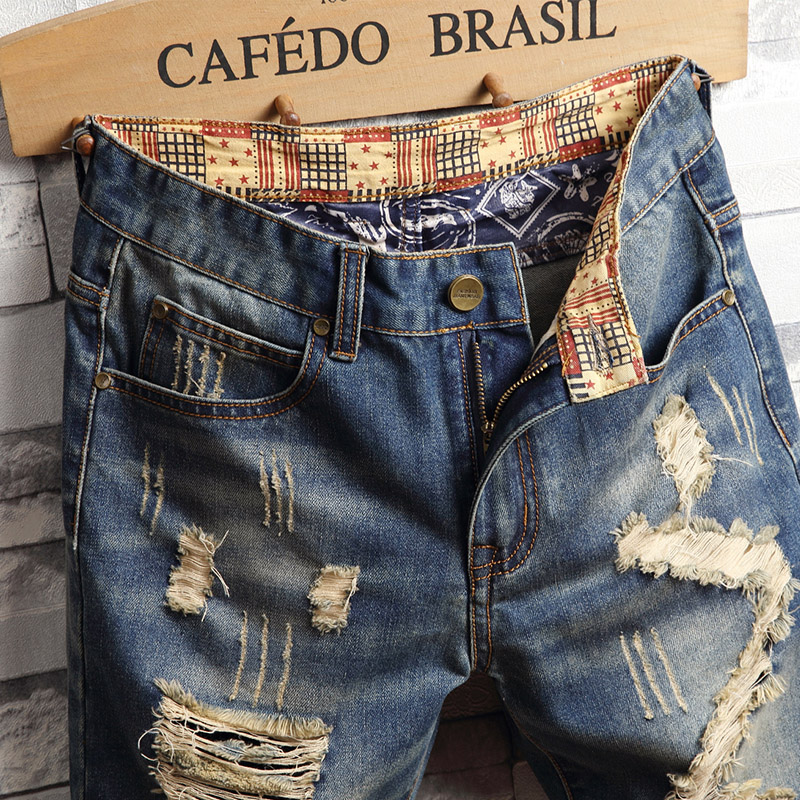 Yırtık Hip-Hop Kot Şort Erkek  - Men'S Shoes For Jeans incelemesi ve fiyatı