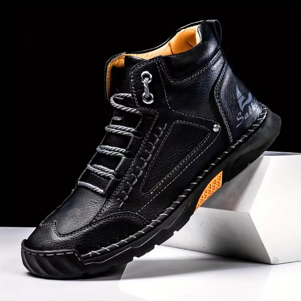 Erkek El Dikişli Botlar Büyük  - Men'S Shoes Dq incelemesi ve fiyatı