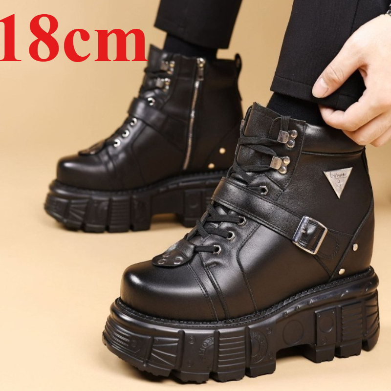 Hakiki Deri Motosiklet Botları - Men'S Shoes Dq incelemesi ve fiyatı