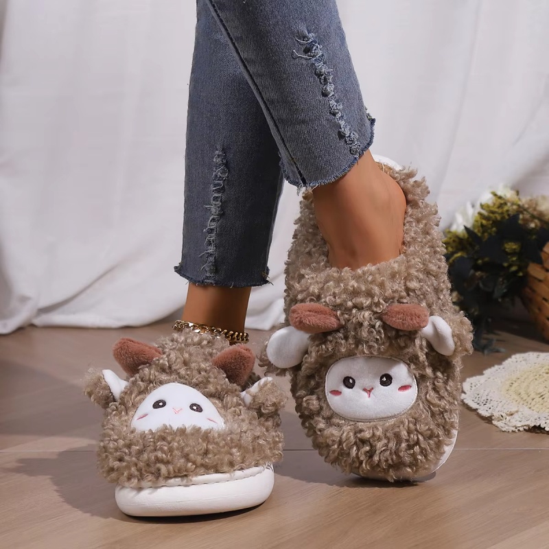 Kış güzel küçük koyun terlik k - Men Shoes Size incelemesi ve fiyatı
