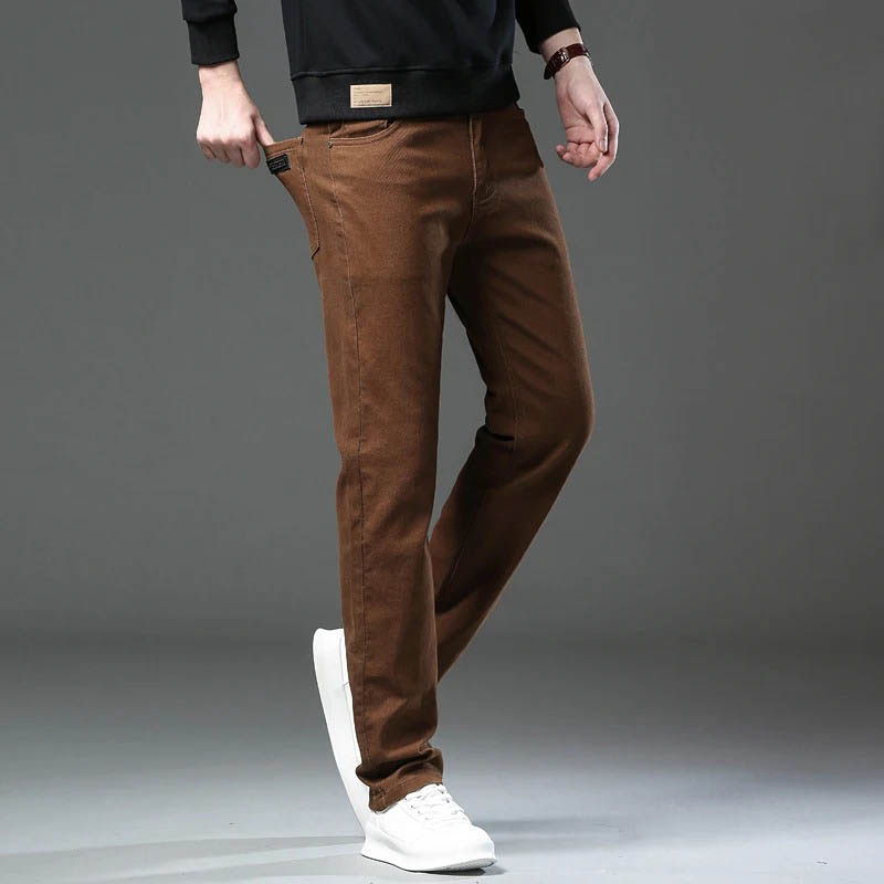 Moda Gevşek Düz Iş Rahat Streç - Men'S Shoes For Jeans incelemesi ve fiyatı